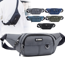 New waterproof waist bag for men multi-functional outdoor sports and leisure running bag womens large-capacity business collection mobile phone bag