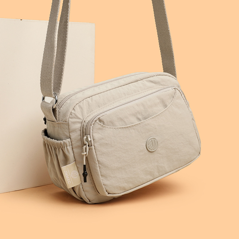 Oxford Cloth Single Shoulder Crossbody Bag for Women 2025 Spring and Summer New Casual Fashion Nylon Cosmetic Bag Canvas Mom Bag