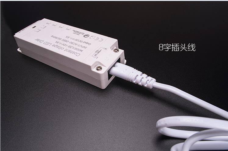 DuPont 12V switching power supply LED overall cabinet light light box driving transformer 18W36W60W6 bits 8-bit port