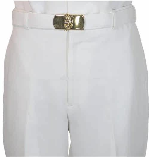 815-(In stock) Issued US NAVY Officer Rank White Dress Pants (SDW)