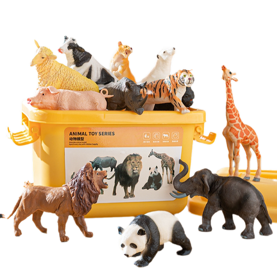 Children's simulated animal model set of 12 pieces!!!