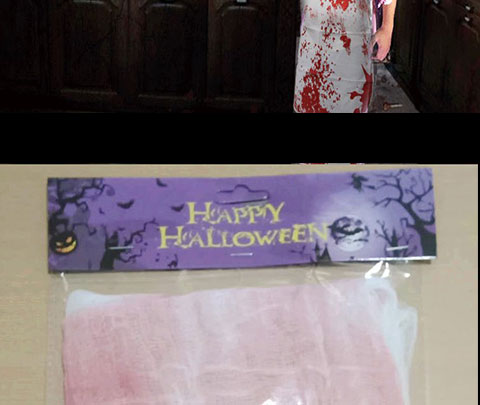 Trang trí kinh dị Halloween Ngôi nhà ma ám Bữa tiệc khiêu vũ Tiệc sắp xếp Đạo cụ đáng sợ Khăn trải bàn đẫm máu - Sản phẩm Đảng / Magic / Hiệu suất phụ kiện cosplay cổ trang	
