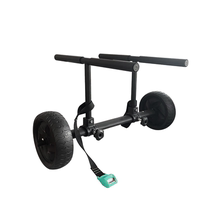 Wanfeng universal kayak cart aluminum alloy adjustable storage two-wheel hand trailer paddle board small trailer