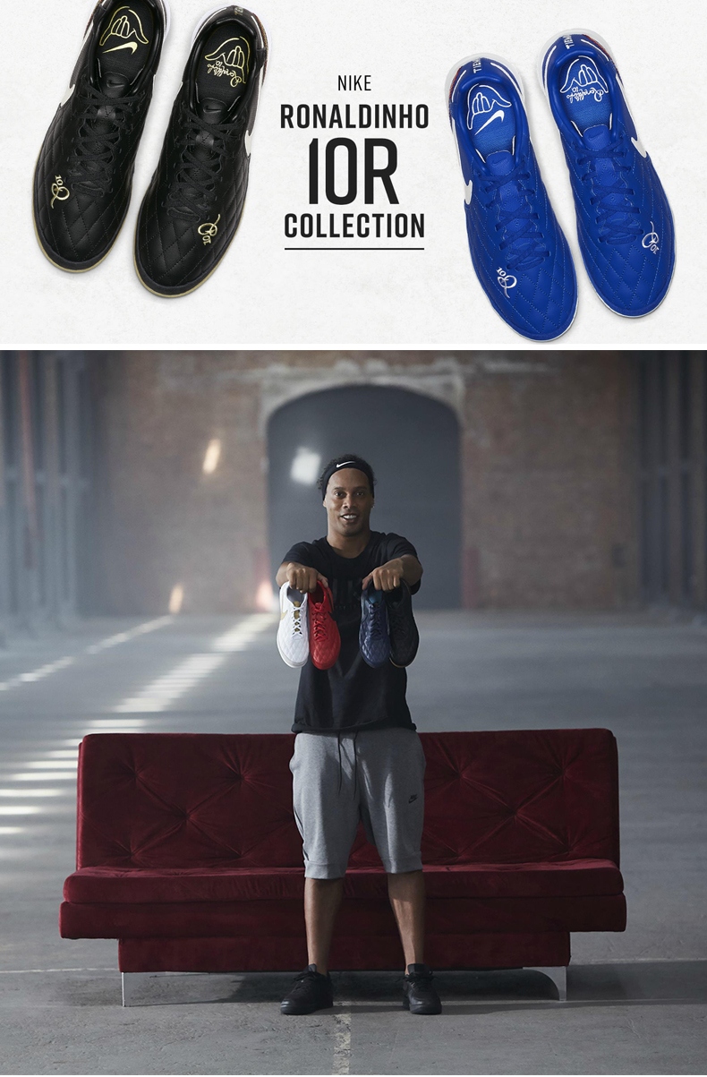 Nike Nike Legend Ronaldinho 7 Pro 10R TF đinh gãy móng chân cỏ nhân tạo giày da bóng đá nam AQ2212 - Giày bóng đá giày thể thao adidas nam