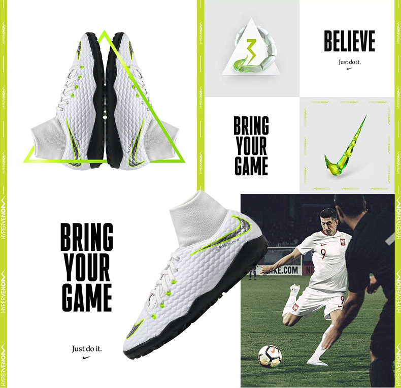 Nike bee hypervenom TF gãy móng tay World Cup 2018 phù hợp với giày bóng đá nam cao cấp AH7276