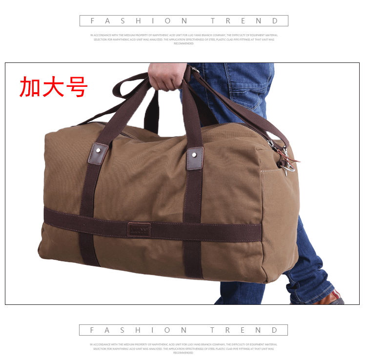 Túi du lịch công suất lớn túi xách nam vải canvas hành lý du lịch gói du lịch khoảng cách ngắn quần áo túi du lịch túi lên máy bay túi xách du lịch nữ