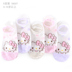 Hello Kitty Socks Cô gái mùa hè mỏng Lưới Breathable Kids 9 Shallow Miệng 7 Kids Thuyền Socks Cartoon 5-Year-Old Child. 