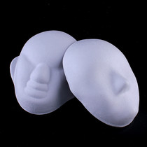 1 Lin Fang 6g small pulp mask DIY hand painted mask white embryo mask mini mask mask facial makeup Beijing opera mask