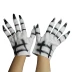 Lin Fang 125g Đạo cụ Halloween hóa trang cung cấp Phụ kiện quần áo ma trắng Găng tay nữ màu trắng - Sản phẩm Đảng / Magic / Hiệu suất