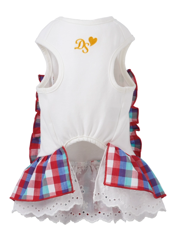 Spot chó cưng Nhật Bản cotton mùa hè thoáng khí quần áo vest tutu 2 màu lựa chọn - Quần áo & phụ kiện thú cưng áo cho mèo mùa đông