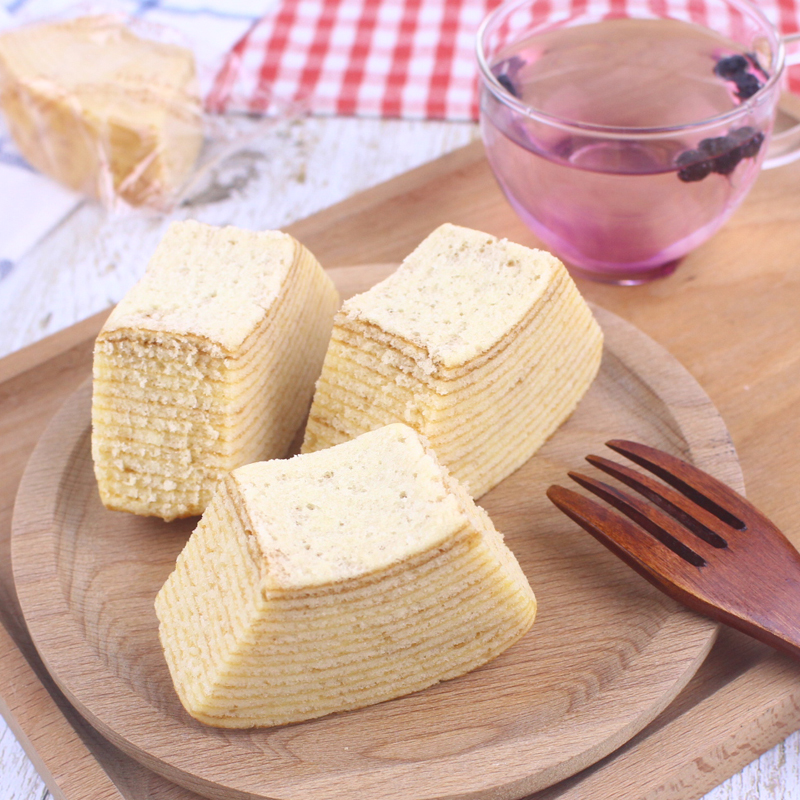 Japan imported marukin thick cut Baumkuchen cheese Matcha flavor 200g Marukin pastry