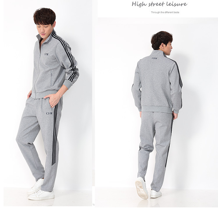Bộ đồ thể thao đôi nam nữ mùa xuân và mùa thu của Chengdemei - Thể thao sau bộ quần áo thể thao nữ mùa hè