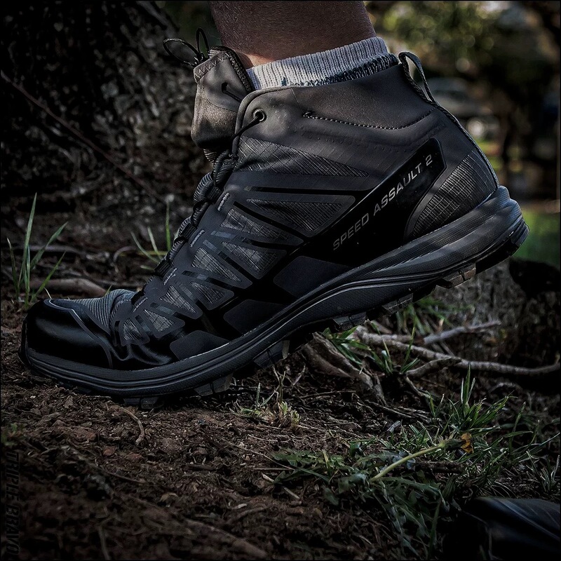 Speed Assault 2 Military Edition Tactical Shoes Men's Outdoor Lightweight Breathable Non-Slip Wear-Resistant Off-Road Mid-Top Hiking and Mountaineering Shoes