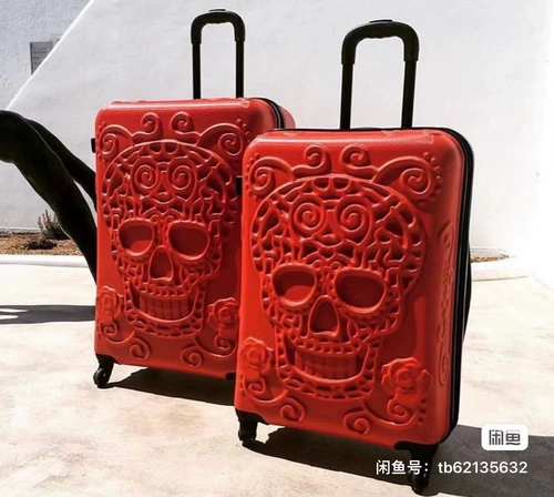 Трендовый чемодан, в стиле панк, 20 дюймов, 28 дюймов