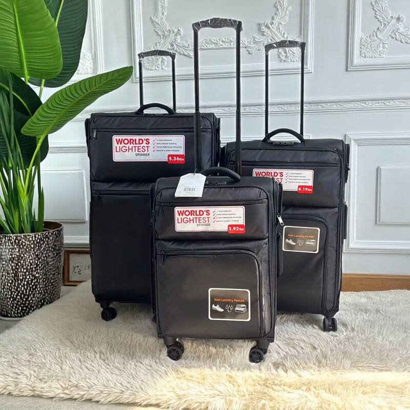 Exported to Japan Xirkve Ultra-Light Customs Code Lock Expandable Explosion-Proof Zipper Universal Wheel International Student Luggage Suitcase