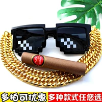 Комплект, ожерелье, очки