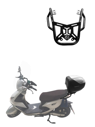 某玛电动车雪豹后尾架货架加厚尾箱架后支架原车无损改装