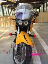 Applicable to the new Yongyuan motorcycle battle leopard YY250-5A bumper flat bar anti-fall rubber bar modified