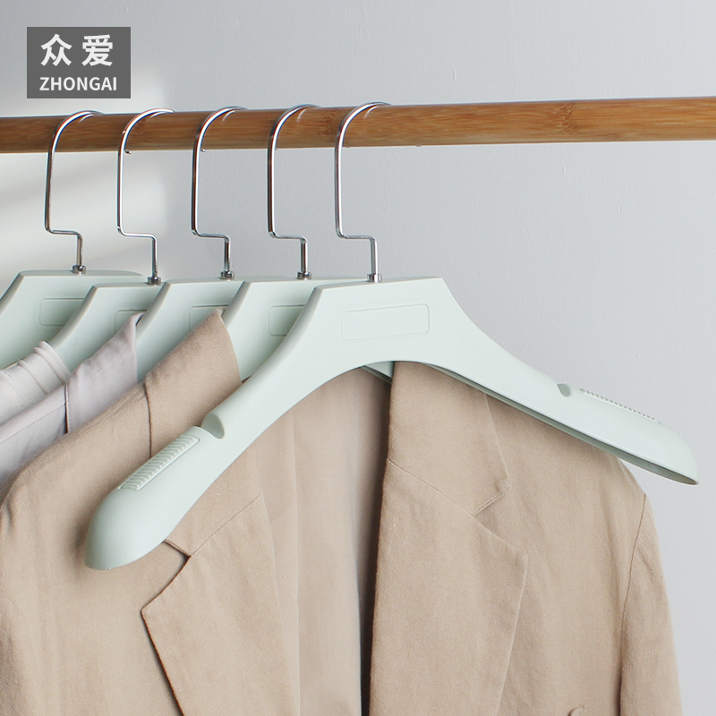 Wide shoulder trace hanging adult anti-skid clothes drying rack household clothes store clothes wholesale