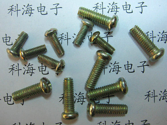 Mechanical screw machines screw screws round head M3 length 12MM 3 * 12100