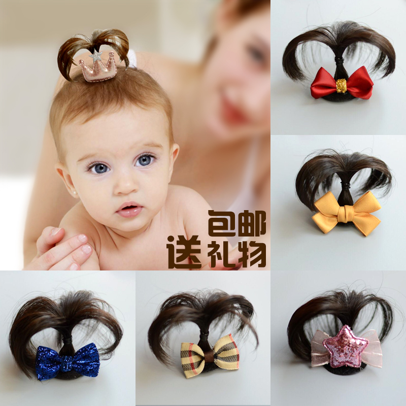 Baby wig head decoration infant hair clip female baby without injury perspiration hair clip hairless hair clip hair clip hair clip hair clip