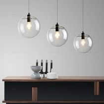 Nordic New Modern Minimalist Art Creative Personality Restaurant Living-room Bar Table Round Ball Shaped Glass Ball Chandelier