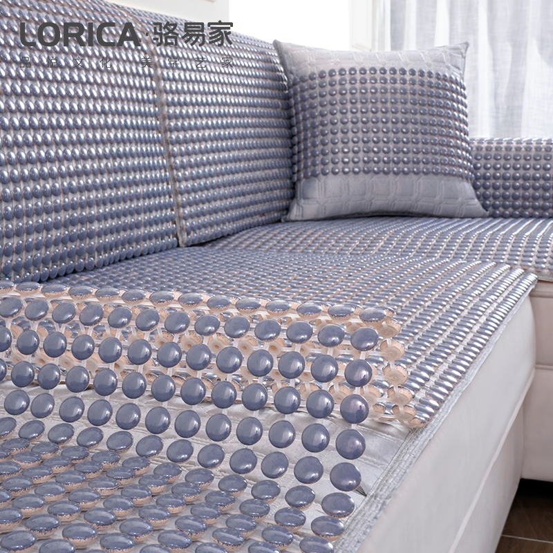 Loci Sofa Cushion Summer Ceramic Cool Mat cushion Summer Cool Cushion Anti-Slip Leather Leather Cloth Art Sofa Cover