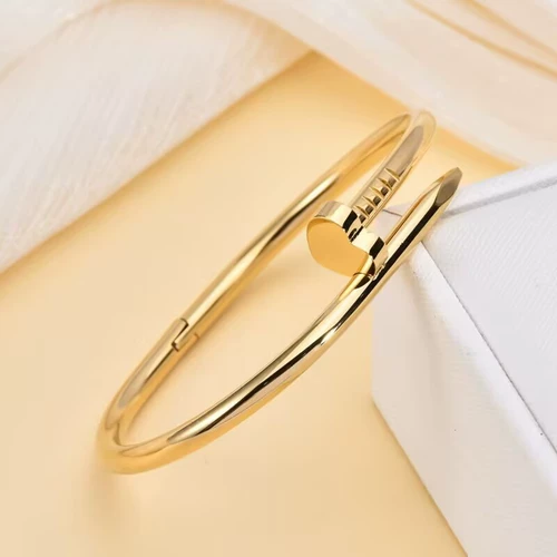 Дизайнерский универсальный браслет из нержавеющей стали, тренд сезона