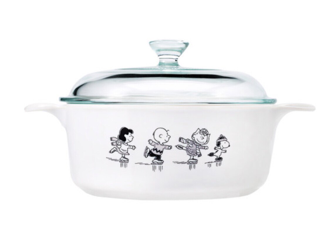 Spot South Korea and the United States Corning Snoopy snoopy glass ceramic pot multi-functional stew soup pot 1 2