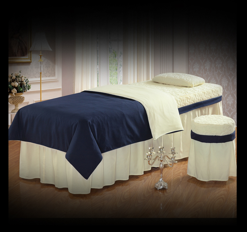 Tinh khiết Beauty khăn trải giường denim bedspread massage đặc biệt có thể được tùy chỉnh đơn giản khử trùng SAP bedspread bedspread - Trang bị tấm ga trải giường spa giá rẻ