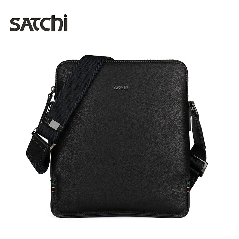 Sha Chi Single Shoulder Bag Leather Men Business Fashion Cross Bag Youth Simple Head Pure Buffalo Leather Japanese Pack