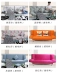 Đơn giản sofa vải giản dị phòng khách căn hộ nhỏ ban công với sofa đôi ba có thể gập mui trần giường sofa - Ghế sô pha Ghế sô pha