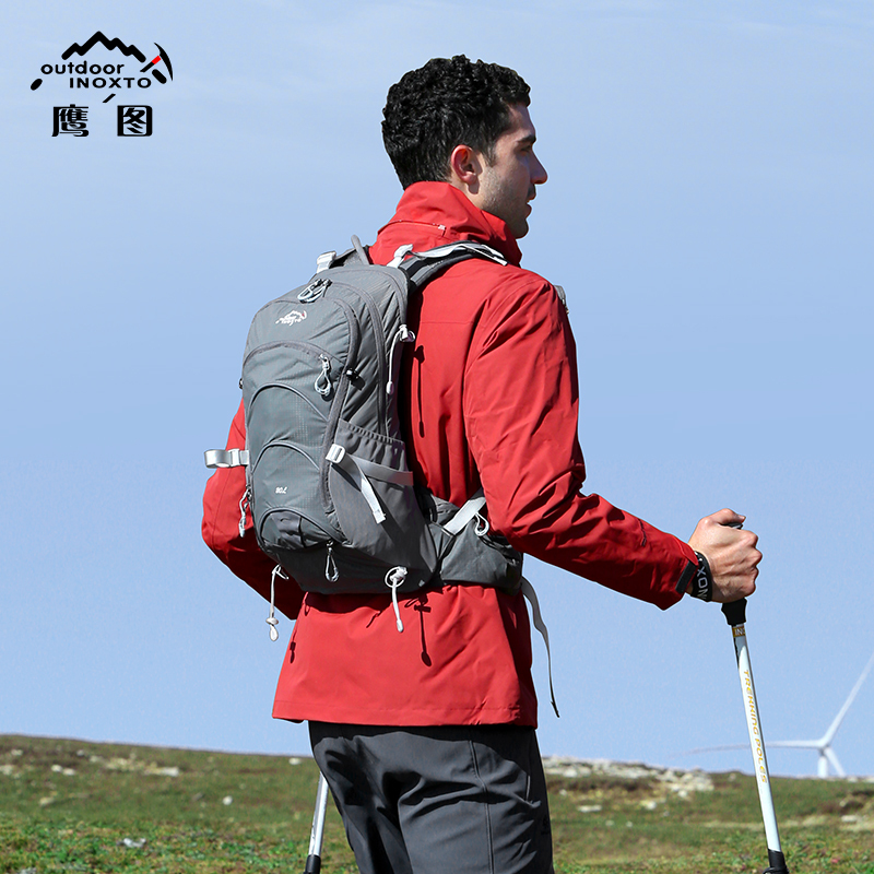 Inoxto Eagle Pattern Backpack 20L Outdoor Cycling Lightweight Professional Hiking and Mountaineering Bag for Men and Women Lightweight Cross-Country Bag