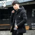 Cotton nam phiên bản Hàn Quốc của xu hướng mùa đông trùm đầu xuống bông pad 2018 mới hoang dã thời trang áo khoác dày Bông