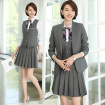 Kindergarten garden clothes teacher clothing British style Spring Professional suit female teacher dress interview work clothes