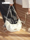 Lu Xiaochuan's'Lazy Dumpling Bag' Black Versatile Fashionable Lazy and Relaxed Single Shoulder Crossbody Bag 2026 Spring/Summer