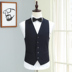 Bộ đồ vest nam phù hợp với bộ đồ ba mảnh Bộ đồ bó sát công sở áo vest nam trung niên Suit phù hợp