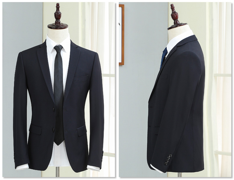 Bộ đồ vest nam phù hợp với bộ đồ ba mảnh Bộ đồ bó sát công sở áo vest nam trung niên