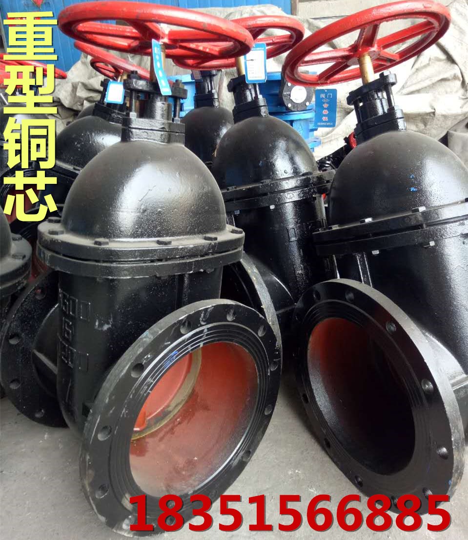 Z45T-10 16 cast iron flange dark rod gate valve HT copper core copper rod deed gate valve DN65 80 100 200