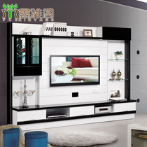 TV Cabinet Film & TV Wall Wine Cabinet Ground Cabinet Modern Background Wall Fashion Living-room Combo Cabinet 3 m Multi-functional furniture