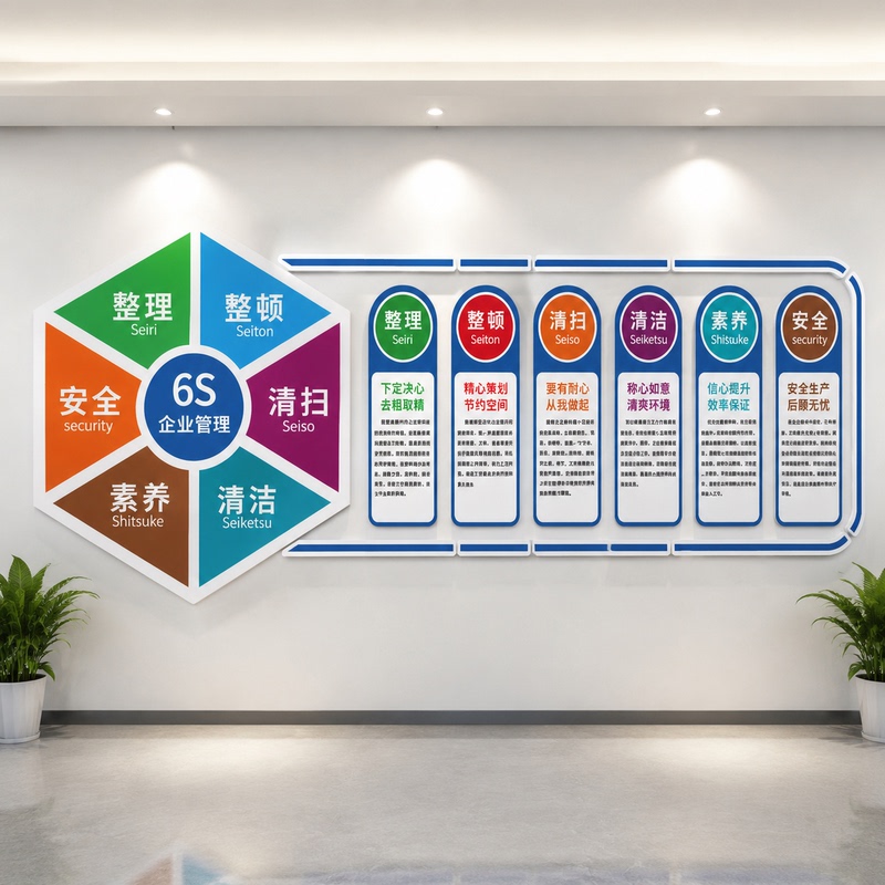 6S Management Signage Factory Workshop Production Culture Wall 5S Enterprise Warehouse Quality Management Signage Slogan Wall Stickers 6S Management Signage Factory Workshop Production Culture Wall 5S Enterprise Warehouse Quality Management Signage Slogan Wall Stickers