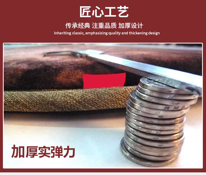 Hoàng triều mat tròn đệm phong cách đệm nệm sofa đệm ghế văn phòng đệm cửa sổ đệm đệm ghế gỗ bằng da