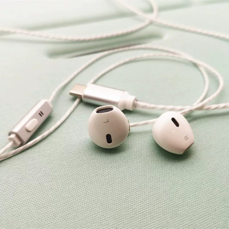 Полузакрытые HiFi проводные наушники Type-C с высоким качеством звучания, универсальные, для DIY, совместимы с Apple и Android
