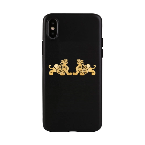 Китайская металлическая наклейка, защитный амулет, мобильный телефон, китайский стиль, на удачу