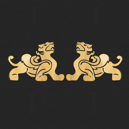 Китайская металлическая наклейка, защитный амулет, мобильный телефон, китайский стиль, на удачу