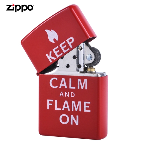 zippo Подлинное сохраняйте спокойное пламя, сохраняйте спокойствие и спокойные подарки Zhibao, чтобы дать парню искреннюю