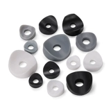 Пластиковая белая прокладка с аксессуарами, 25мм