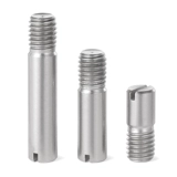 Пролетки слота из нержавеющей стали. Внешняя резьба.