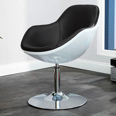 Lazy creative Nordic sofa egg chair egg-shaped chair office computer chair leather space chair eggshell leisure chair