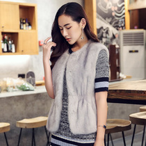 2019 new imported crown Water mink Machia women Jui leather jacket whole mink fur closets short fur leather grass horse chia